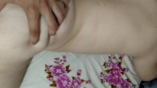Slutty neighbor was so horny that she gave me her ass for the first time