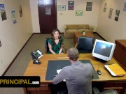 Preview 2 of Step Mom Harper Madison Is Called To The Principal's Office For Naughty Behaviour - Perv Principal