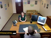 Preview 4 of Step Mom Harper Madison Is Called To The Principal's Office For Naughty Behaviour - Perv Principal