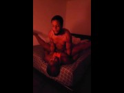 Preview 4 of Ebony Twitching orgasm