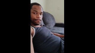 Hard Cock Public FlaSh on the Couch
