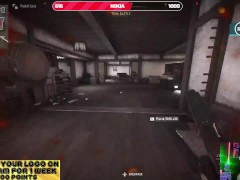 SEXY TATTED STREAMER LANDS DICK FIRST INTO HIS ENEMY