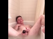 Preview 4 of Bath time for sissy white boy
