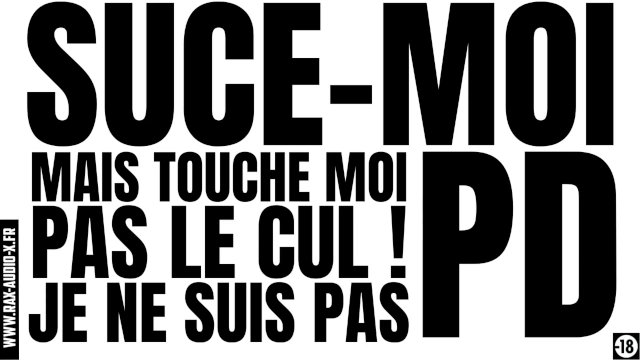 Tu vas te faire casser le cul par un lascar hétéro macho / Audio Gay Français