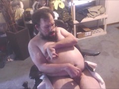 making sure my balls are empty after a long day