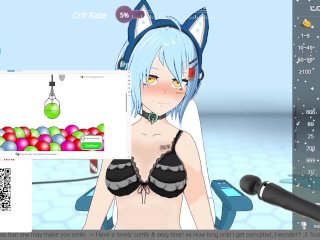 solo female, hentai vtuber, hentai, webcam