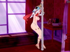 Nilou sexy streap tease with belly dancing and pole dance for you but ... | Genshin Impact