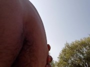 Preview 4 of naked walking in a public campsite