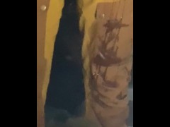 cute boy wetting techwear