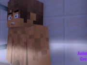 Preview 2 of Jenny catches me in the bathroom | Minecraft Sex Mod
