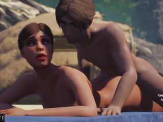 Трахнул симпатичную девушку на пляже - Wild Life