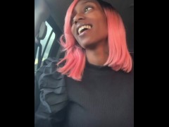 Smoking and Masturbating Outside in My Car ItsBlacHarley