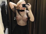 Preview 4 of Try On Haul Transparent Clothes, Completely See-Through | At The Mall