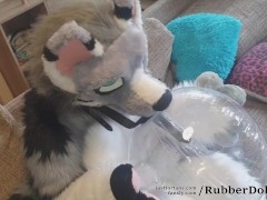 Fucks a Inflatable ball