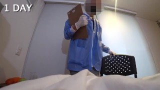 Hot nurse came to a patient and fucked him