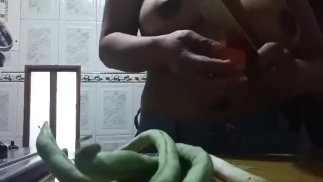 New home video of the church pastor in a skirt is leaked. natural tits exposed at home