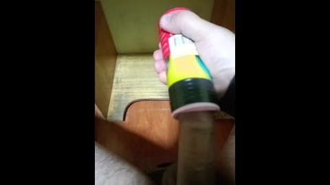 I make a DIY Fleshlight (It was very tight)