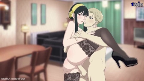 Espião X Família Loid foda Yor hentai desenho animado anime punheta creampie asiático japonês naruto