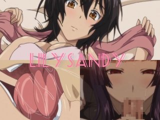 hentai anime, passionate sex, big tits, hot romantic sex