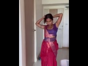 Preview 3 of Petite Indian maid masturbating while I spy on her