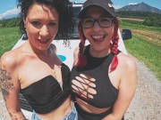 Preview 1 of Italian girls get fucked in camper