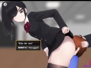 Preview 4 of Femdom University Zero E51 - The Skullgirls Make me Kiss Their Ass While they Fart in my Face