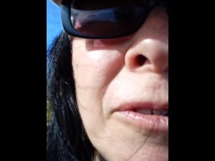 walking nude near highway