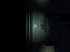 A Witch of Eclipse - A Big breasts witch walking at night in a village