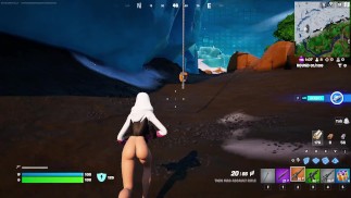 Игровой процесс Fortnite (Spider-Gwen Pantless)