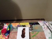 Preview 1 of Dong Ross dick painting request: Tree With Cum Finish