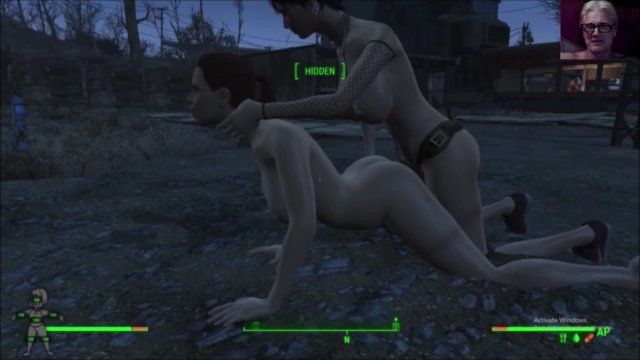 Fallout 4 Lesbian Dom: The Will of Atom AAF Mod Animated Sex Lexbian Orgasm 3D Porn Game