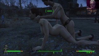 Fallout 4 Lesbische Dom: De Will van Atom AAF Mod Geanimeerde Seks Lexbian Orgasme 3D Porno Spel