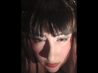 fetish, goth, girl, vertical video