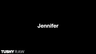 TUSHYRAW Anal goddess Jennifer gets the DP of a lifetime