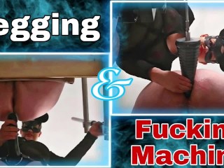 Spanking, Pegging & Fucking Machine! Femdom Bondage BDSM Anal Prostate Discipline Real Homemade