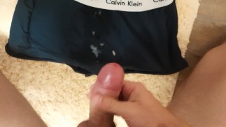 Cum shotting in toilet