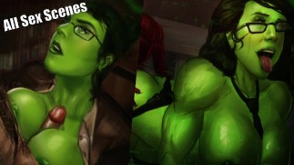 Fuking She-Hulk Fat Green Ass - Všechny Survillance Sexuální Scény - Za Zkázou