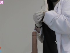 【主観】巨乳女医がゴム手袋をして激しい手コキで性欲処理【Hentai ASMR】色白 ムチムチ カウントダウン フェチ Japanese Asian 痴女 - Screenshot 7 of 16 - Japanese Big Tits
