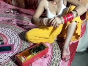 Preview 1 of Indian New married cauple pissing bed room sex