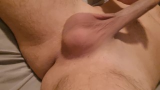 Playing with my small Black cock