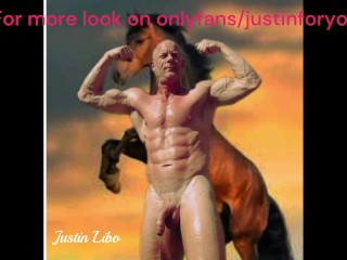 Horsemen Daddy Justin Geeft Een Grote Sperma Schieter