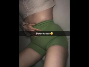 Preview 3 of My Girlfriend cheats in Public Beach Shower! Snapchat Cuckold German