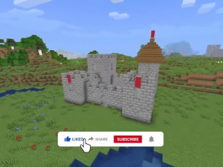 Minecraftで簡単な城を構築する方法