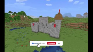 Minecraftで簡単な城を構築する方法