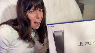With A Surprise Facial Expression Peter Ruined My Ps5 Unboxing Video