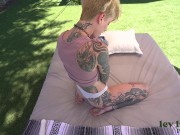Preview 2 of I Caught My Neighbor Sunbathing - Cam Damage