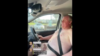 Conducir Naked y masturbarse