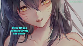 Ahri Loves Your Cum JOI Story Edging Feet Creampie