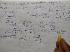 Class 11 Sub Multiple Angles math Slove By Bikash Educare