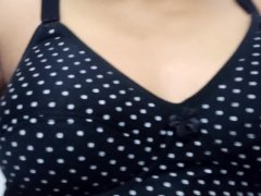 Remove my Black bra and play with my beautiful boobs